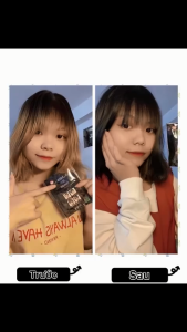 Dầu gội phủ bạc thảo dược TopCharm Colour Hair Shampoo 25ml x 10 gói (Nâu - Brown Đen - Black lên màu tức thì phục hồi tóc dưỡng tóc chắc khỏe) 2Trucos