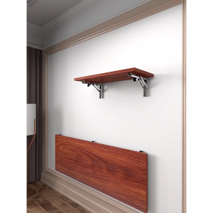 BẢN LỀ GẬP THÔNG MINH CHỊU LỰC 80KG - LOẠI CAO CẤP INOX BẢN DÀY CHẮC CHẮN - GIÁ ĐỠ GẤP BÀN TREO TƯỜNG XẾP GỌN LAZYL