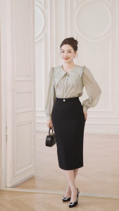 Juýp ôm thiết kế cao cấp nhà Laeem LJ1S24017 kiểu dáng ôm thanh lịch phù hợp cho các nàng công sở