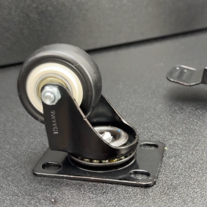 Warrior BLACK CASTER WHEEL 1.5 to 5-inches Swivel with Brake and Fixed (Trolley Wheel) Heavy Duty (sold per piece)