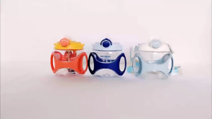 Dr.isla Botol Minum Bayi 330ml Baby Feeding Cup Botol Minum Anak Bahan Tritan BPA Free Training Cup Baby Botol Minum Tutup Pengaman WBP32