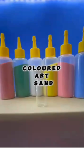 SAND PASIR HALUS PELBAGAI BERWARNA DIY 2 BOTOL ( WARNA YANG SAMA ) PENDIDIKAN SENI UNTUK PELAJAR TADIKA AND DIY COLOUR SAND ART SAND 2 BOTTLE SAME COLOUR ART CRAFT FOR KINDERGARTEN