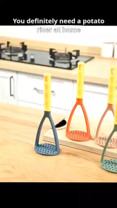 1pc Pressed Potato Masher Ricer Puree Juice Maker Potato Pusher Smooth Mashed Potatoes Crusher Fruit Tools Kitchen