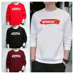 Sale Spesial Kaos Pria Wanita 17 Agustus Baju Kemerdekaan Sweater Dirgahayu Indonesia Sweter Hut RI