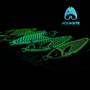 Metal Jig Killer Gomame Glow dengan Sticker Chrome