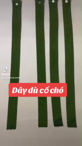 dây cổ chó đai dù mỏng bản 3cm chu vi cổ dưới 35cm giá tốt nhất