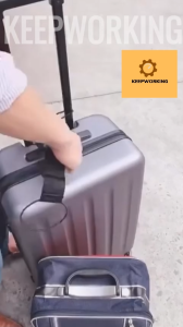 KEEPWORKING Elastic Rope Luggage Strap Elastic Bag Bungee Travel Belt for Luggage Suitcase Belts to Keep Your Suitcase Secure Accessories