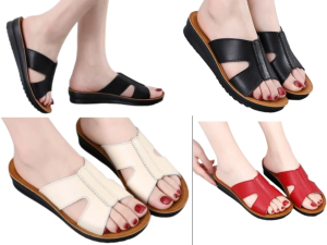 Sandal Wanita Slip On Mules | Sandal Wanita Kekinian model Baru Tahun INI