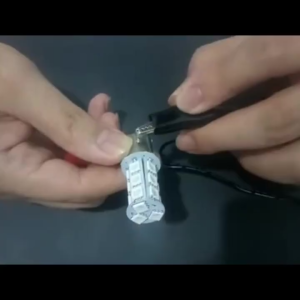 Lampu LED Rem Stop Bayonet 18 Mata 12 Volt Strobo Kedip Mobil Motor Kaki 2 DC