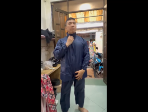 Bộ Quần Áo Mưa Vải Dù Size 4XL Từ 78-85Kg 2 Lớp Khóa Chống Thấm Rách