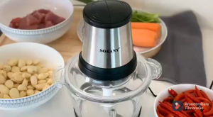 SOKANY 2.0L Glass Bowl Electric Meat Grinder Multi Function Food Blender Pengisar Daging