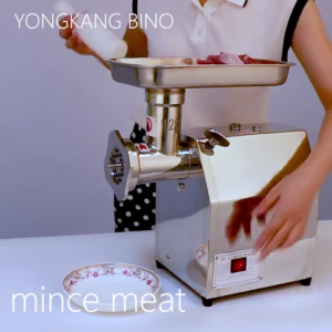 Forest Commercial Meat Grinder Electric Heavy Duty Stainless Steel High-Power Multi-Function Minced Meat Machine for Household Sausage Filling Butcher Shop