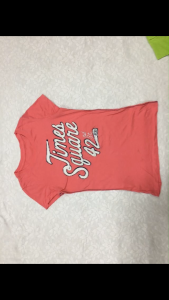 Áo Thun cotton Aeropostale size S màu hồng đậm Hana152 của Ấn Độ