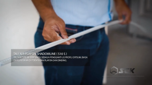 Tali Air Plafon Berkualitas Tinggi: Mengenal Shadowline PVC S10