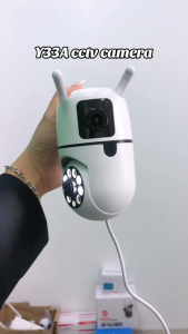 Dual Lens Y33A CCTV Camera: IP Security Needed for Wireless Outdoor Waterproof Full Color Night Vision