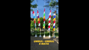 Bendera Umbul Umbul Merah Putih Bahan Katun Satin Lembut