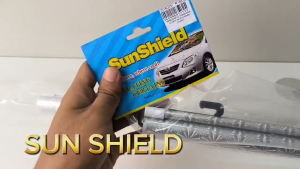 CP Universal Car Sun Shade Cover Front Window Shield Stretch Anti Sun UV Protector