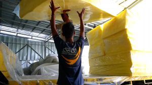 Busa kuning Royal Foam empuk ukuran 200 cm x 150 cm x 3 CM LP