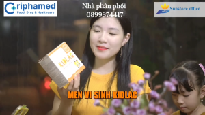 Men vi sinh KIDLAC cho bé hỗ trợ tiêu hóa bổ sung lợi khuẩn đường ruột Probiotics Prebiotic vitamin - Fresh food & Cosmetic