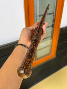 Tongkat Komando Galih Kayu Liwung Macan Premium Panjang 60 cm