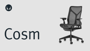 Herman Miller Cosm Office Chair High Back Optional Leaf or Adjustable Arm