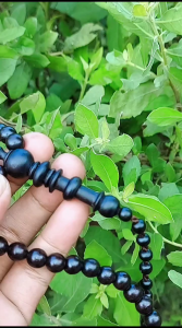 Tasbih Kayu Galih Kelor Hitam Tenggelam di Air Ukuran 8mm - Muslim Motif