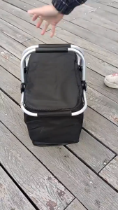 [loveme258] Folding Incubator Small Thickened Portable Storage of Food可折叠保温野餐篮