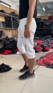 Arsy Sport Celana Running Pria Wanita - Celana Jogger Sontog 3/4 Fitnes Gym Bahan Scuba Elastis SS01
