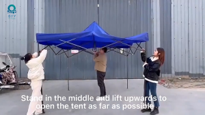 AFAU FURNITURER Outdoor Canopy 2x2M 3x3M 3x4.5M Folding Tent Telescopic Large Umbrella Canopy Canopy Car Canopy Thickened Rainproof Simple Installation Thickened Steel Pipe 3 Gear Height Adjustable 400KG Bearing Capacity