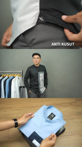 Nakumi Nakabi Osman 01 Black Kemeja Pria