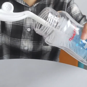 แปรงขวดนมพร้อมหัวฟองน้ำ แปรงจุกนม แปรงล้างขวด ที่ล้างขวด พร้อมส่งค่ะ