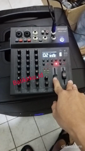 [ORIGINAL] Mixer dBvoice MSX 402 MSX402 ORIGINAL 4Ch Bluetooth With Key Control