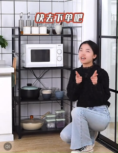 ชั้นวางของ ชั้นเหล็ก ชั้นวางของในครัว ชั้นวางของในที่แคบ ชั้นวางของในครัว ห้องน้ำ ชั้นวางอเนกประสงค์ โครงสแตนเลส พร้อมตะขอ สินค้าพร้อมส่ง