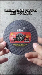 MOLLAR Batu Potong Besi 4\" x 1.2 mm - Cutting Wheel 4 Inch Gerinda Besi Stainless Steel