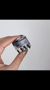 F4 Jepit Rambut MINI 3.5cm Impor Acetate Acid Cute Small Hair Clip Streetwear Hairpin HSA005