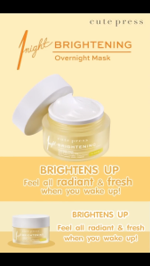 Cute Press 1 Night Brightening Overnight Mask