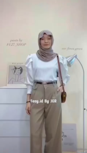ORO PANTS - Celana kerja / Celana Bahan wanita / Celana Kulot wanita