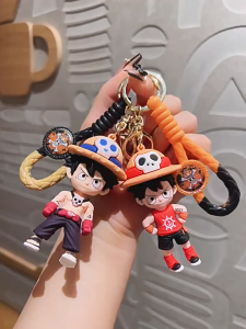 *RGK* Gantungan Kunci Luffy One Piece Keychain Karakter Kartun One Piece