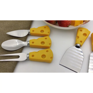 Set 6 dao dĩa thìa phô mai siêu cute ăn hoa quả phụ kiện chụp ảnh đồ ăn-NIEVE