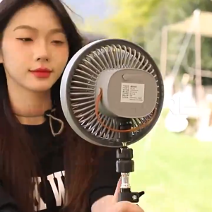 COD Camping Fan Tripod Rotary Fan Desk Fan/Ceiling fan/Chandelier 3in1-10000mAh