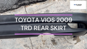 【Ready Stock】TOYOTA VIOS 2009 (NCP-93) TRD REAR SKIRT 2009 2010 2011 2012 2013 NCP93 MATERIAL PU PUR