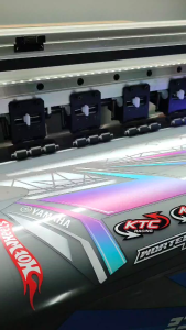 Striping Aerox New - Stiker Aerox 155 Connected Rainbow v2