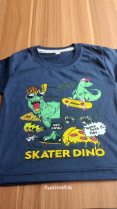 Baju Kaos Distro Anak Laki Laki Karakter Dinosaurus Keren Import 1 - 10 Tahun - Hypelane - DTF2