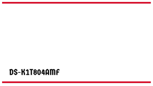 Hikvision Door Access Control Keypad Terminal Time Attendance Fingerprint Password MF Mifare Card 2.4" LCD DS-K1T804AMF