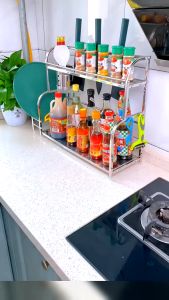 MIKI Kệ Gia Vị INOX 304 Kệ Đựng Gia Vị Nhà Bếp 2/3 Tầng Kệ hũ gia vị