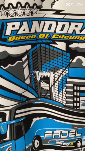 KAOS BISMANIA RATU PANDORA ANAK KATUN COMBAT 30S SABLON PLASTISOL