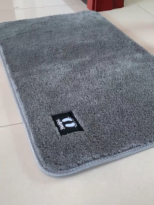 Hkiabangพรมเช็ดเท้า พรมห้องน้ำ พรมปูพื้น พรมขนนุ่ม ขนาด 40x60cm ซับน้ำได้ดี มีพื้นกันลื่น ซักสีไม่ตก พรมทำความสะอาดได้ดี❤️😍