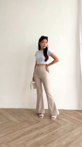 Celana Wanita Flare Pants│ Celana Kerja Cutbray / Celana Bahan Cutbray / Celana Kantor Cutbray Wanita Terbaru Flare Pants Highwaist Celana Kulot Cutbray Bahan Scuba Tebal Premium 2024