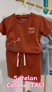 KELFI Set Anak Laki Laki / Setelan Baju Anak Laki Laki Usia 0 1 2 3 4 5 Tahun