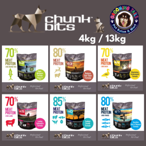 CHUNKBITS Vital 22 Marine Fish Essential 25 Lamb Sensi 27 Salmon (4kg) Professional Dog Food